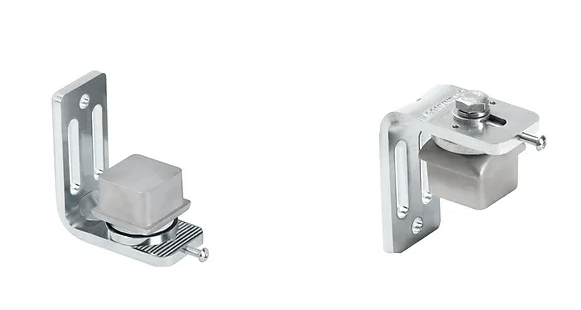 Gate Hinge Set - Bearing Top & Bottom for Double Gates 300kg rated - Powered Gates Australia