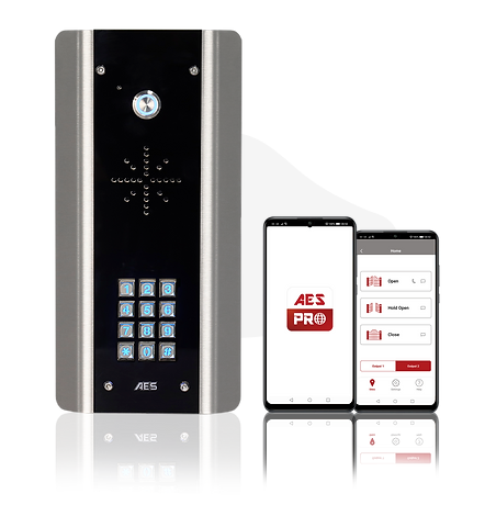 Intercom - 4G Gsm Audio Intercom by AES - with pin code keypad - Powered Gates Australia