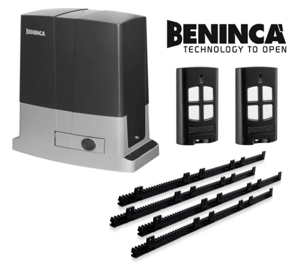 Beninca Electric Sliding Gate Motor Kit - Remote Control - 400kg - Powered Gates Australia