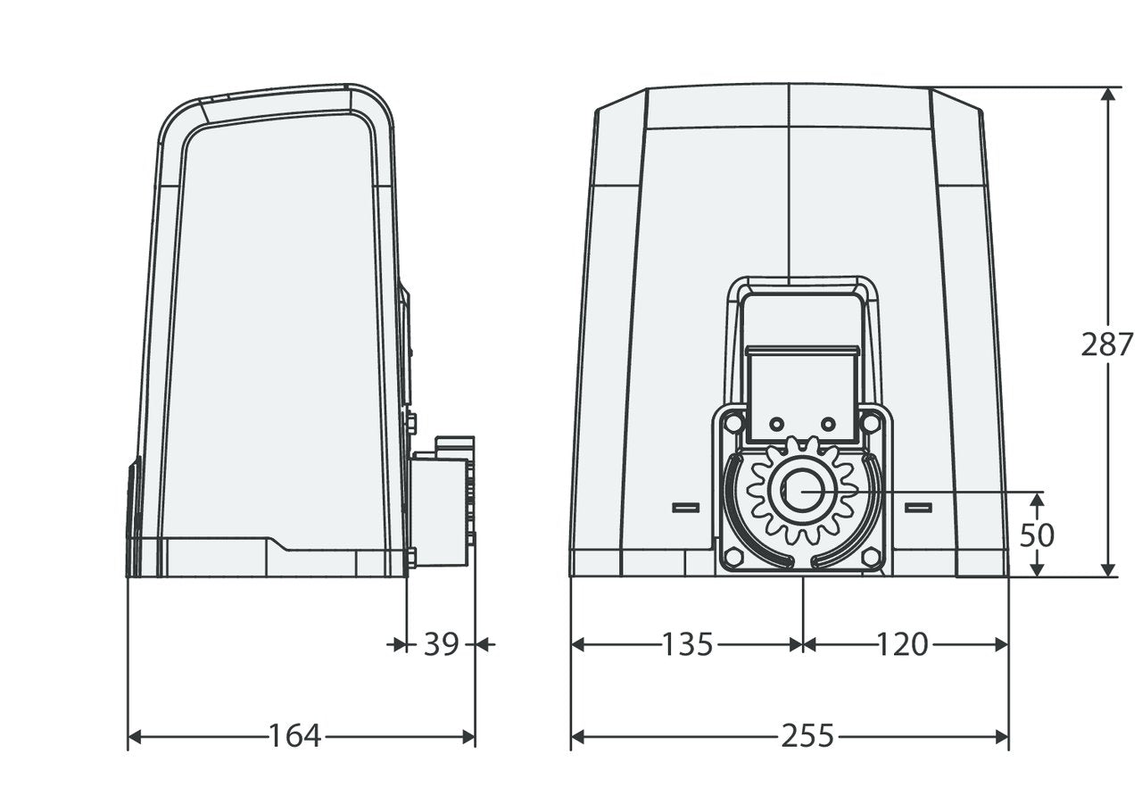 BFT Gate Motor Kit For Sliding Gate - Deimos Ultra 400kg - Gate Motor & Remote Control - Powered Gates Australia