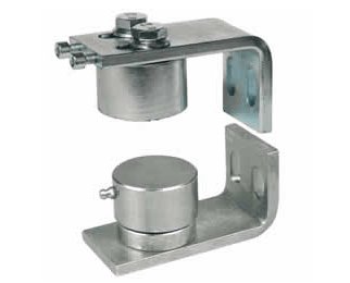 Gate Hinge Pair - Bearing Top & Bottom for Gates up 500kg - Italian Made - Heavy Duty - Powered Gates Australia