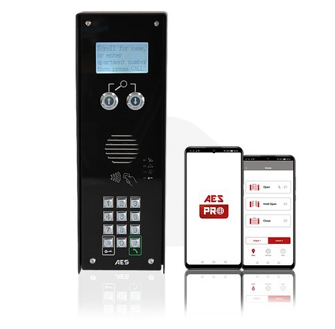 Intercom for Apartments - AES 4G Gsm Audio - Multicom Classic - Powered Gates Australia